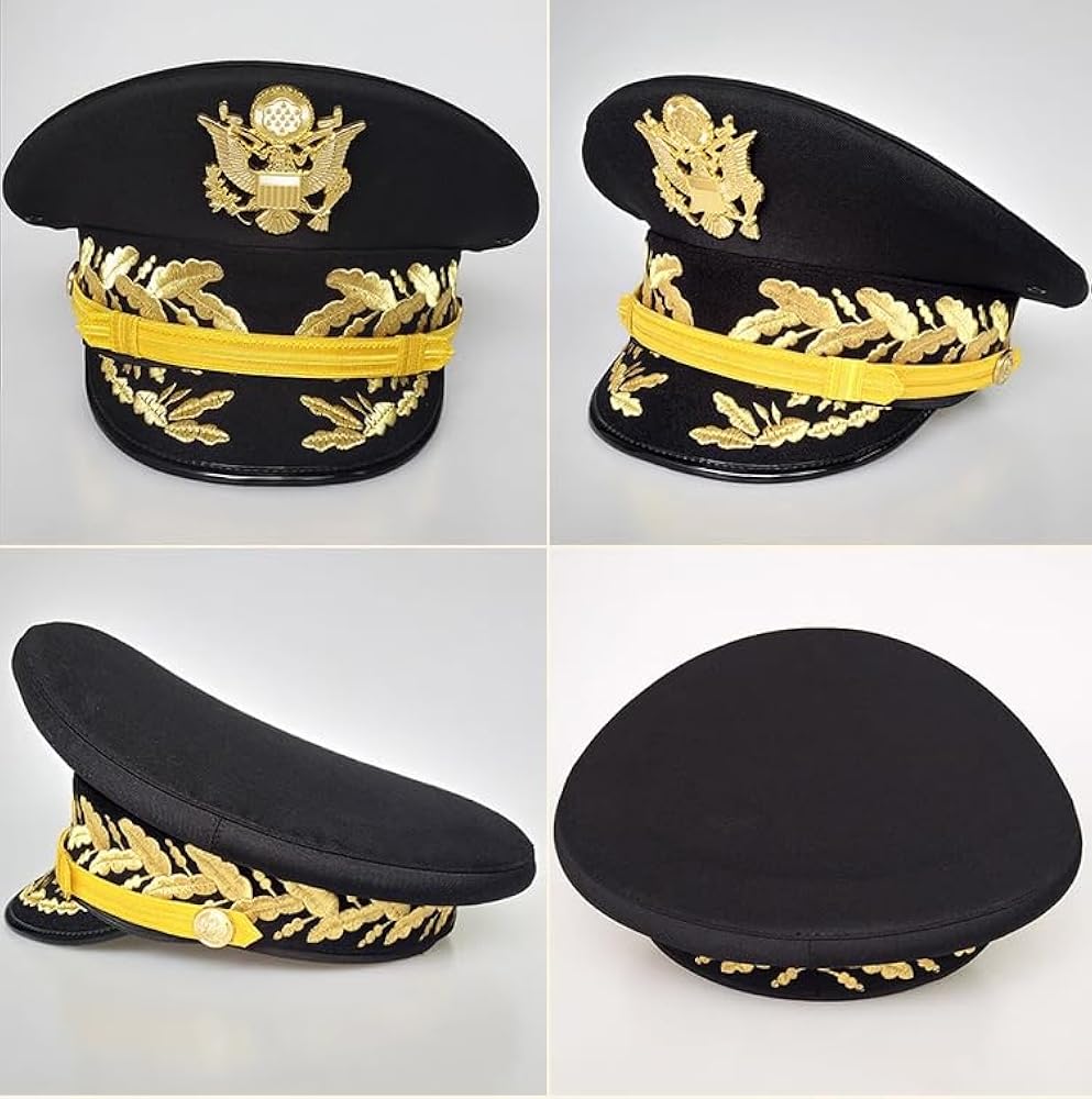 Amazon | [SHOLIND] 軍帽子 ミリタリーハット エンブレム付き